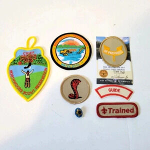 Boy Scouts Lot Patches Northwoods Reservation Water Dogs 2nd Class Cobra Guide